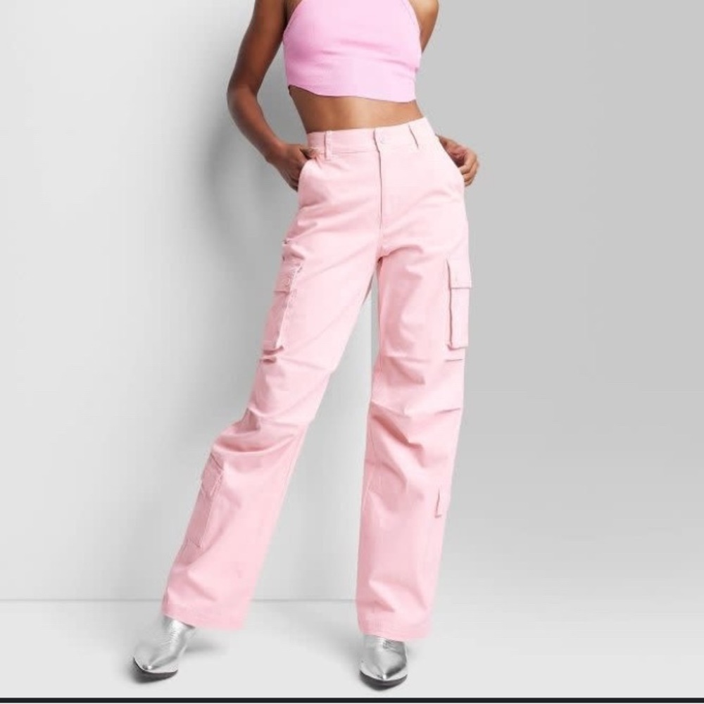Wild Fable Pink Cargo Pants
